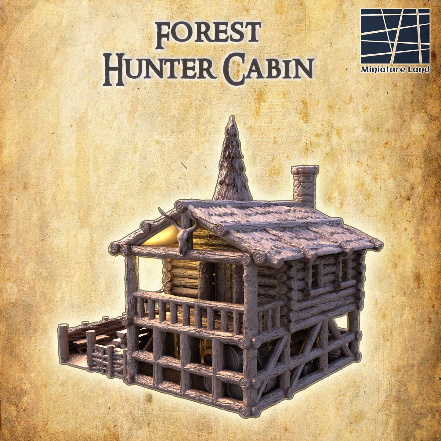 Forest Cabin, hunters cabin