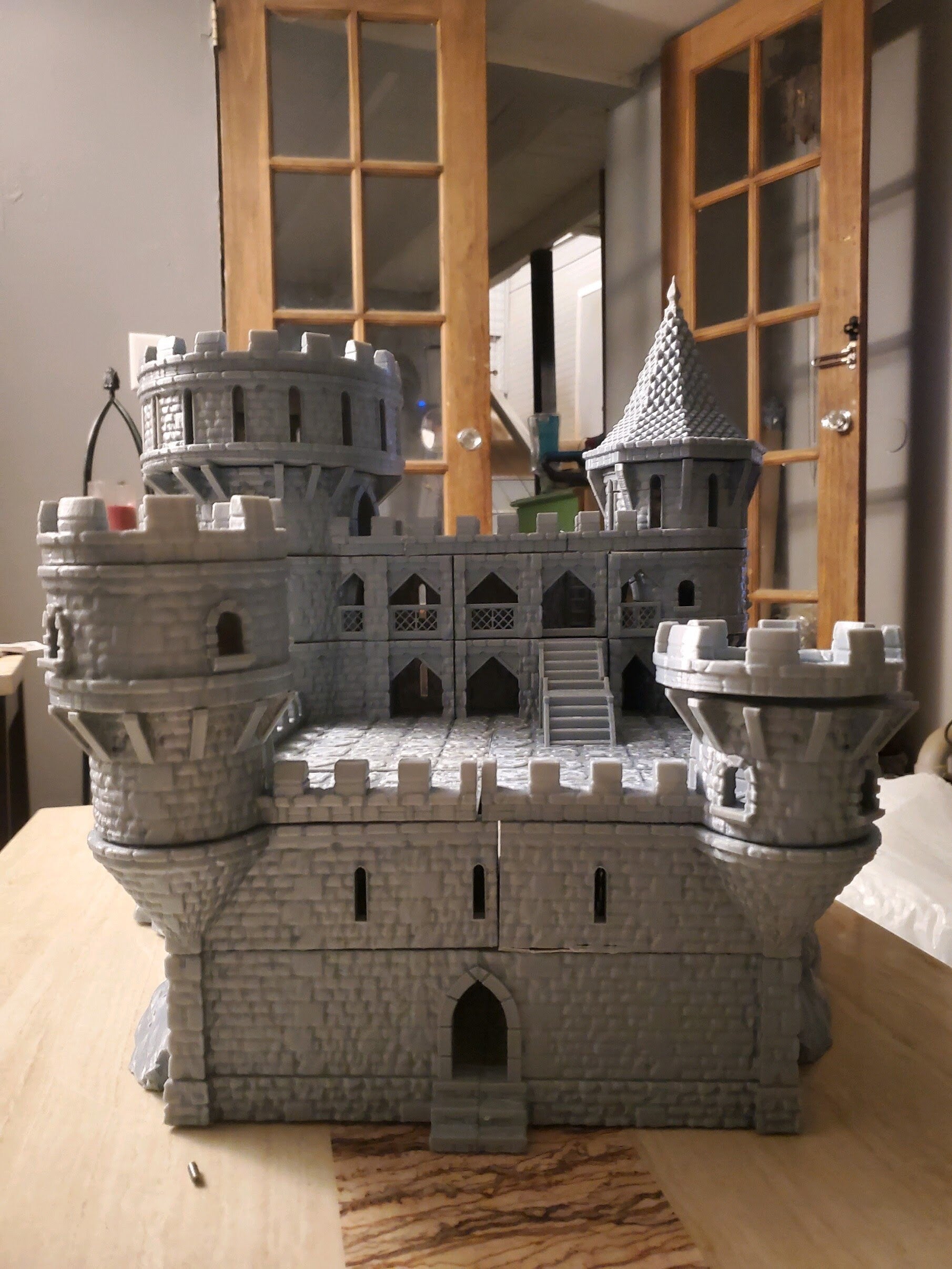 Dark Castle, castle, Fortress, Keep, Castle Keep, Ravenloft, Ravenloft Castle, DnD Castle, Stonewall Castle, Warhammer Terrain, Dungeons and Dragons, Warhammer, Terrain, Gaming Fortress, DND Fort, Fantasy Castle, Defensive Castle, Dark Palace