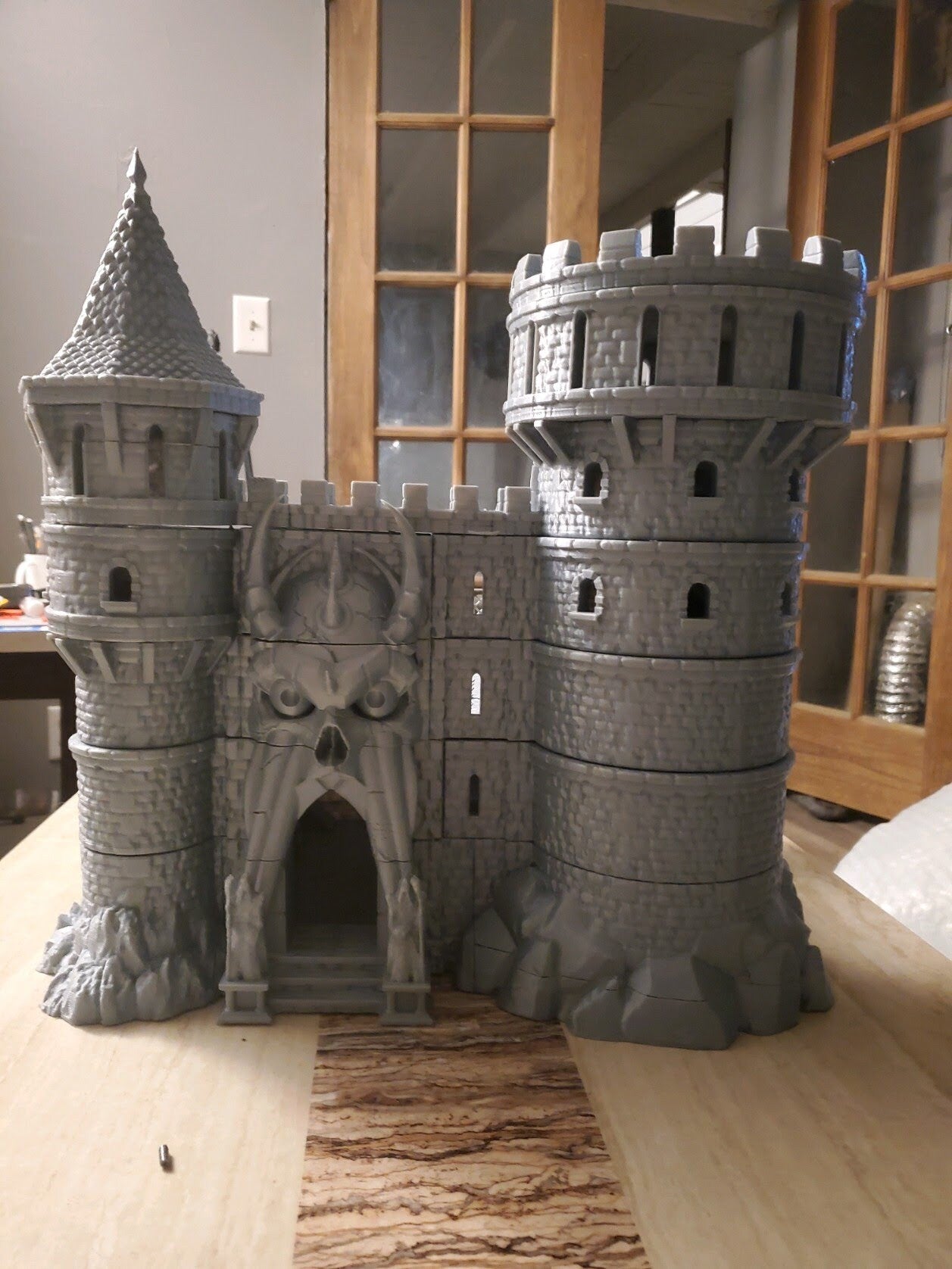 Dark Castle, castle, Fortress, Keep, Castle Keep, Ravenloft, Ravenloft Castle, DnD Castle, Stonewall Castle, Warhammer Terrain, Dungeons and Dragons, Warhammer, Terrain, Gaming Fortress, DND Fort, Fantasy Castle, Defensive Castle, Dark Palace