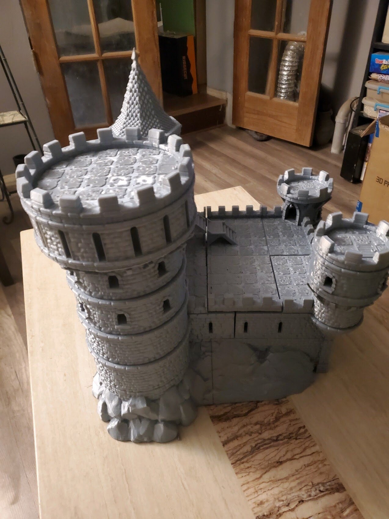 Dark Castle, castle, Fortress, Keep, Castle Keep, Ravenloft, Ravenloft Castle, DnD Castle, Stonewall Castle, Warhammer Terrain, Dungeons and Dragons, Warhammer, Terrain, Gaming Fortress, DND Fort, Fantasy Castle, Defensive Castle, Dark Palace