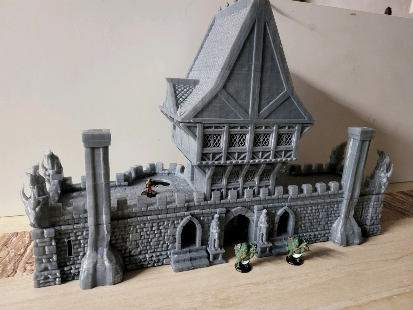 Caretaker Gate House, 28mm, Drennheim, Warhammer, Dungeons and Dragons - 28mm Terrain - warhammer terrain