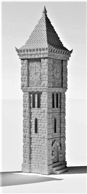 Drennheim, Mordheim, Trebuchet set, Defense Weapon, Clocktower, Inn, Dungeons and Dragons, Lord of the Rings, Tower, Ivory Tower, Tower Set, Osgiliath, Minas Tirith, Mordheim, Osgiliath, tabletop terrain, terrain, game table