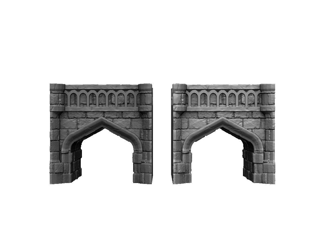 Stone Bridge - Modular - Scalable - Dark Realms 28mm - Warhammer - Dungeons and Dragons - 28mm Terrain - warhammer terrain