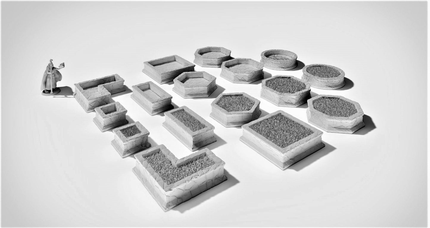 Scatter Collection, Castle Scatter, Scatter Terrain, Dungeons and Dragons, 28mm Scatter