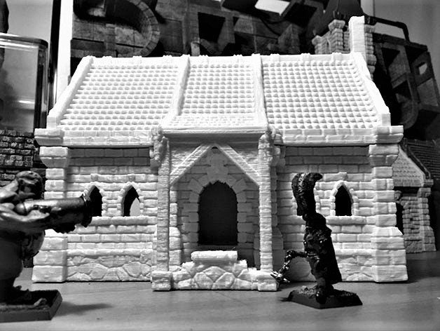 Tabletop Terrain, Mordheim, D&D, Pirate, Tower, Ruin, Ruined, houses, Tabletop, Fantasy Terrain, Town Set, Town and Market, Mordheim Set, Wargaming, Dungeons and Dragons, Lord of the rings, RPG Set, Village Set, building set, small town, Market, town