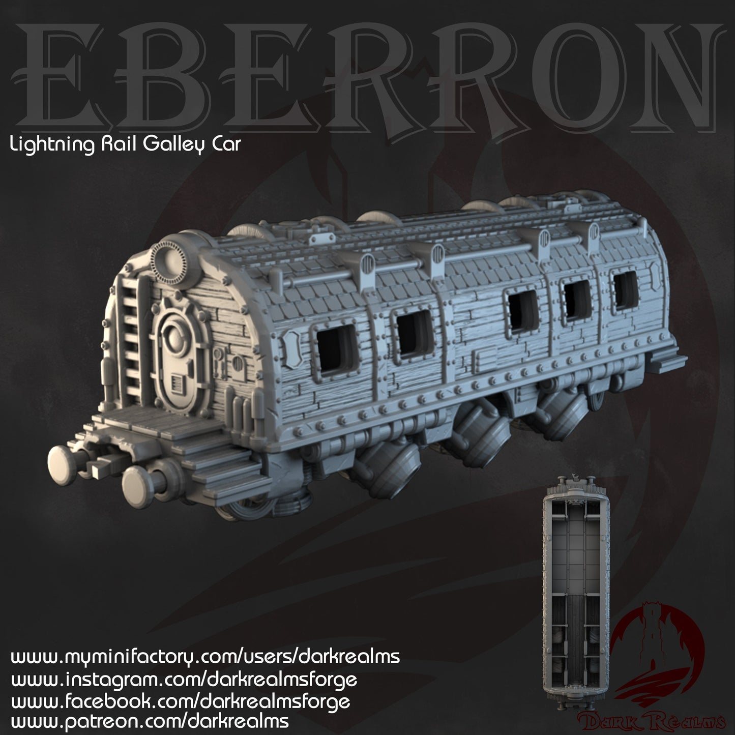 Eberron Train, Eberron Lightning Rail, Rail, Train Engine, Rail Car, Tracks, Train Terrain, Trainset, Rail Set, Rails, Lighting Rail, Locomotive, Cargo Car, Cargo Terrain, Passenger Car, Lounge, Modern Terrain, Industrial Rail, Industrial Train