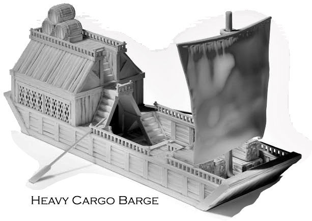 Ultimate Harbor Set - Docks - Boats - Rafts - Barges - Barrels - Crates- Sacks Bags - Dungeons n Dragons - 28mm Terrain - warhammer terrain