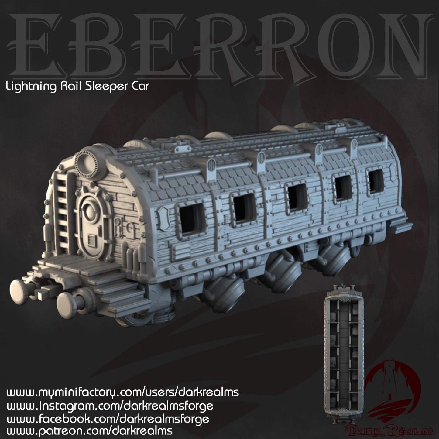 Eberron Train, Eberron Lightning Rail, Rail, Train Engine, Rail Car, Tracks, Train Terrain, Trainset, Rail Set, Rails, Lighting Rail, Locomotive, Cargo Car, Cargo Terrain, Passenger Car, Lounge, Modern Terrain, Industrial Rail, Industrial Train