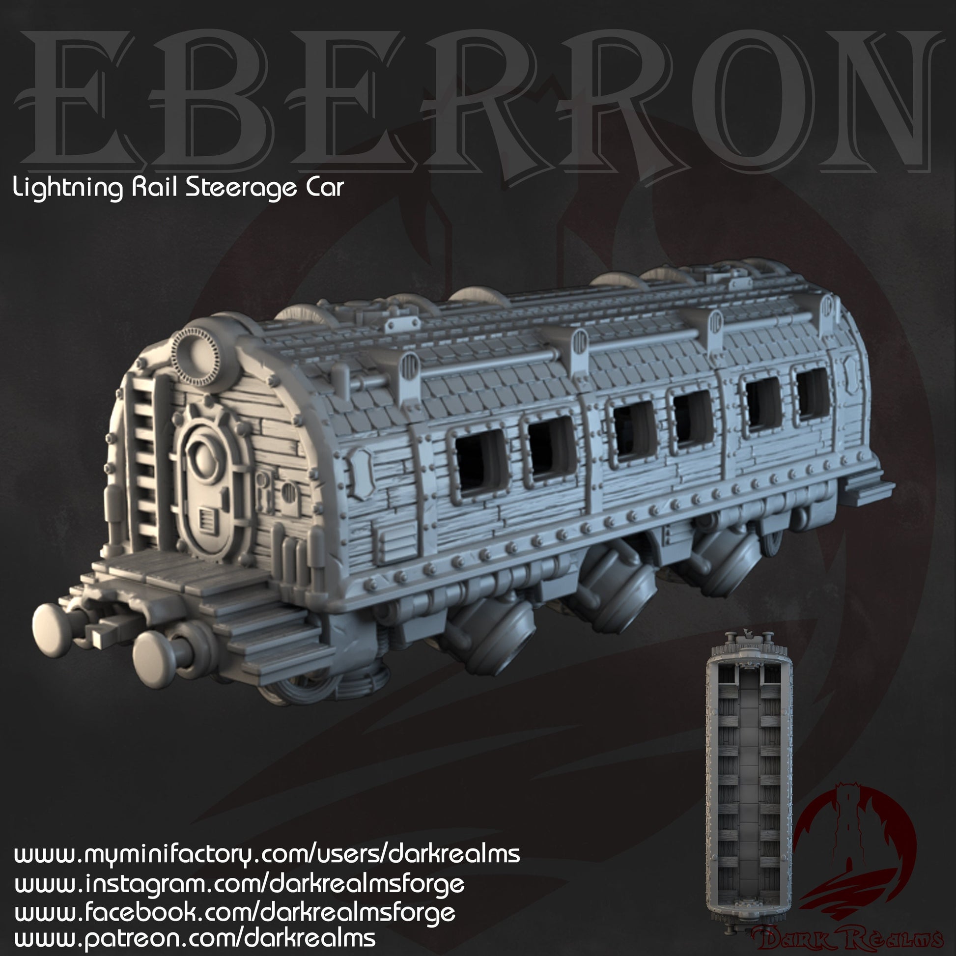 Eberron Train, Eberron Lightning Rail, Rail, Train Engine, Rail Car, Tracks, Train Terrain, Trainset, Rail Set, Rails, Lighting Rail, Locomotive, Cargo Car, Cargo Terrain, Passenger Car, Lounge, Modern Terrain, Industrial Rail, Industrial Train