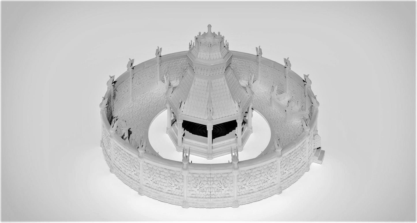 Barenhole Bath House 28mm Scale - Code2 - Warhammer - Dungeons and Dragons - 28mm Terrain - warhammer terrain