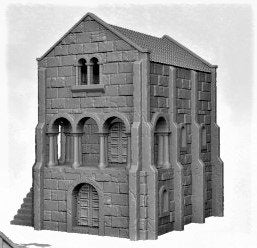 City Building 5 - Arkenfel House 5 - Dark Realms Building 5 -Warhammer - Dungeons and Dragons - 28mm Terrain - warhammer terrain