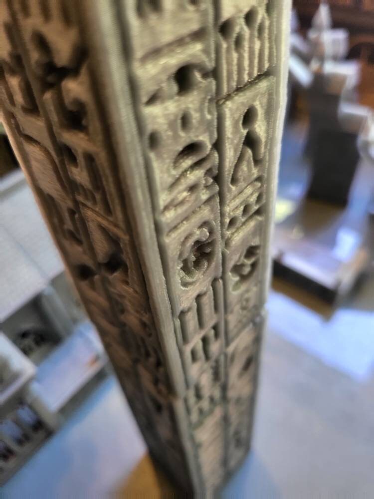 Dungeons and Dragons, Obelisk, Aeterna, tabletop, Minis, centerpiece, Warhammer Terrain, DnD terrain, Gift, Fantasy Terrain, Tower Terrain, Terrain, 32mm Terrain, Fantasy, Egypt Egyptian Terrain, Desert Terrain, hieroglyphs, Egyptian hieroglyphs