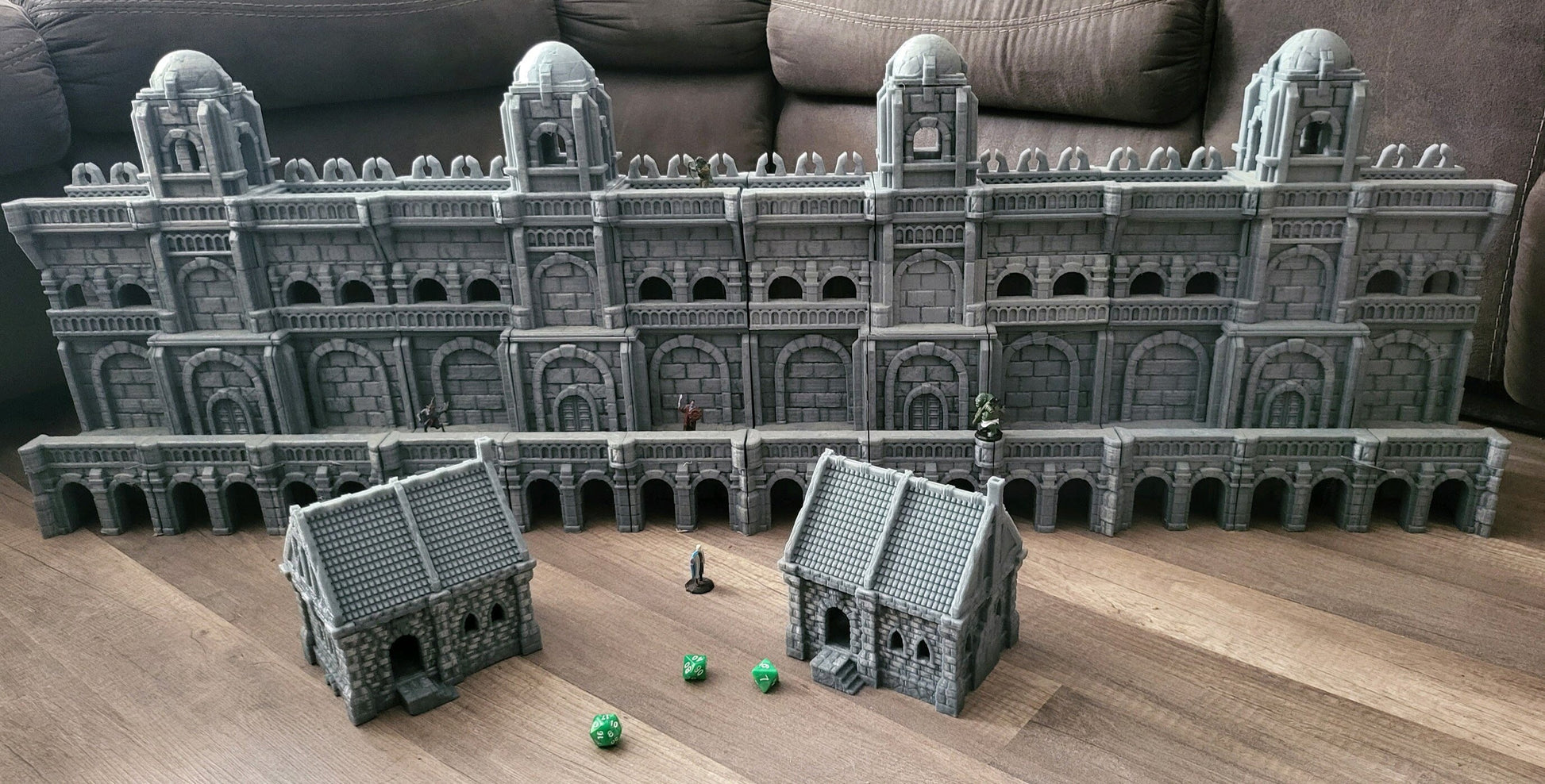 Wall Tower - Wall System - Straight Tower - Guard Tower - Dungeons and Dragons - 28mm Terrain - Warhammer terrain