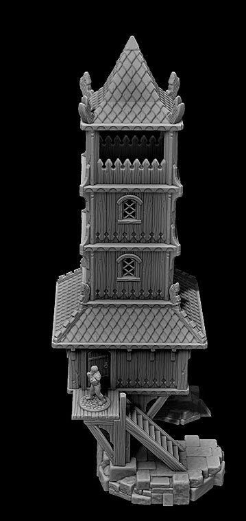 Lake District Tower House - Dungeons and Dragons - 15mm Terrain - Warhammer Terrain