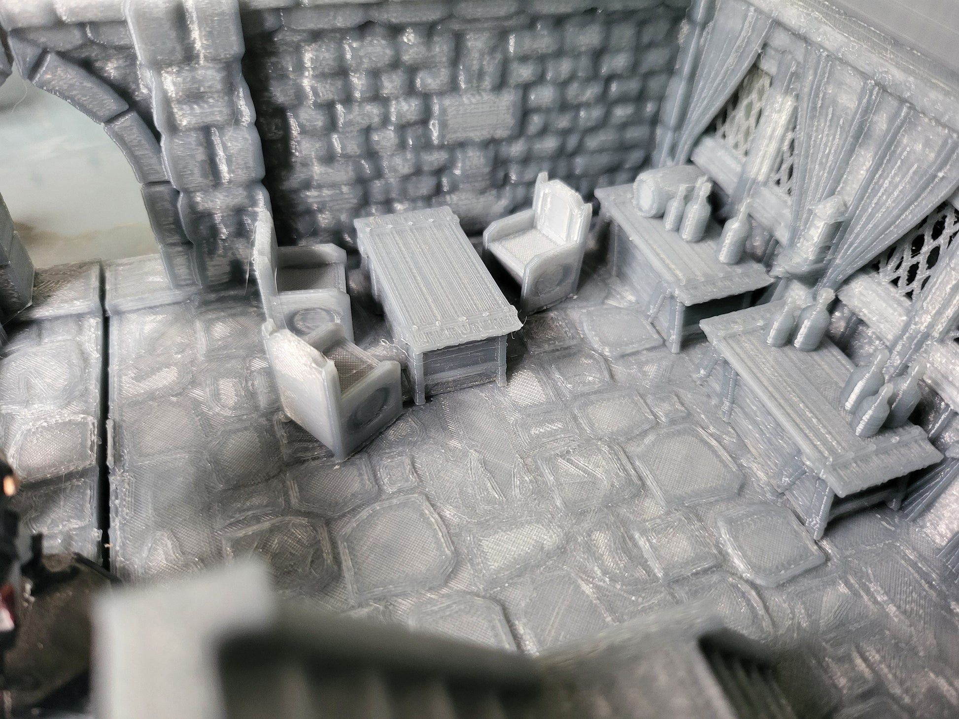 Noble House, Dungeons and Dragons, Tolkien, Fantasy, Fantasy Terrain, 28mm Terrain, Castle, Estate, Noble, Warhammer, Warhammer terrain, Manor, Great Hall, Dnd terrain, Adventure Terrain, Tabletop Gaming, Rpg, Role Playing, Tabletop Adventure