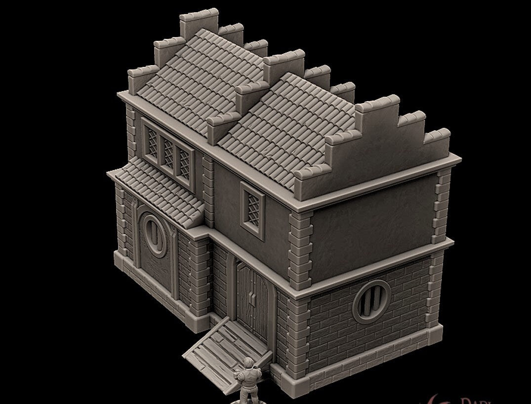 Storage, storehouse, Store, City Storage, Salmythia, tabletop terrain, Storage Terrain, Goods, Warehouse, Wares, Gaming,Christmas, Castle Terrain, wargaming, Dungeons and Dragons, Fantasy Terrain, Tabletop, Tabletop terrain, Tabletop RPG