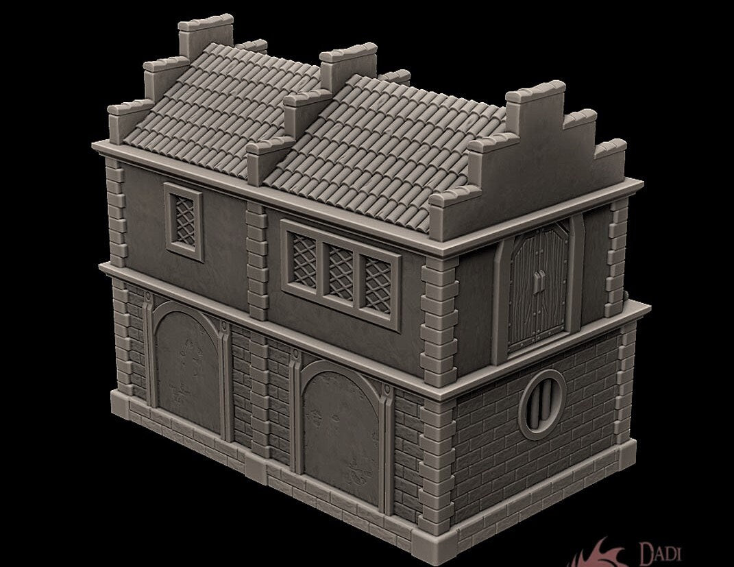 Storage, storehouse, Store, City Storage, Salmythia, tabletop terrain, Storage Terrain, Goods, Warehouse, Wares, Gaming,Christmas, Castle Terrain, wargaming, Dungeons and Dragons, Fantasy Terrain, Tabletop, Tabletop terrain, Tabletop RPG