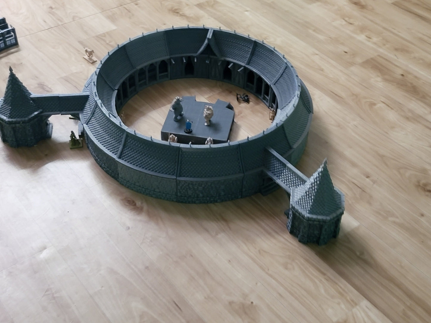 Greek Theater, Arena, Gladiator, Theater, Stage, Gladiator Arena, Coliseum, Fight pit, Thunderdome, Mad Max, Greek, Play, Terrain, Arena Terrain, Dungeons and Dragons, Warhammer, Warhammer Terrain, 32mm Terrain, Tolkien, Great Arena