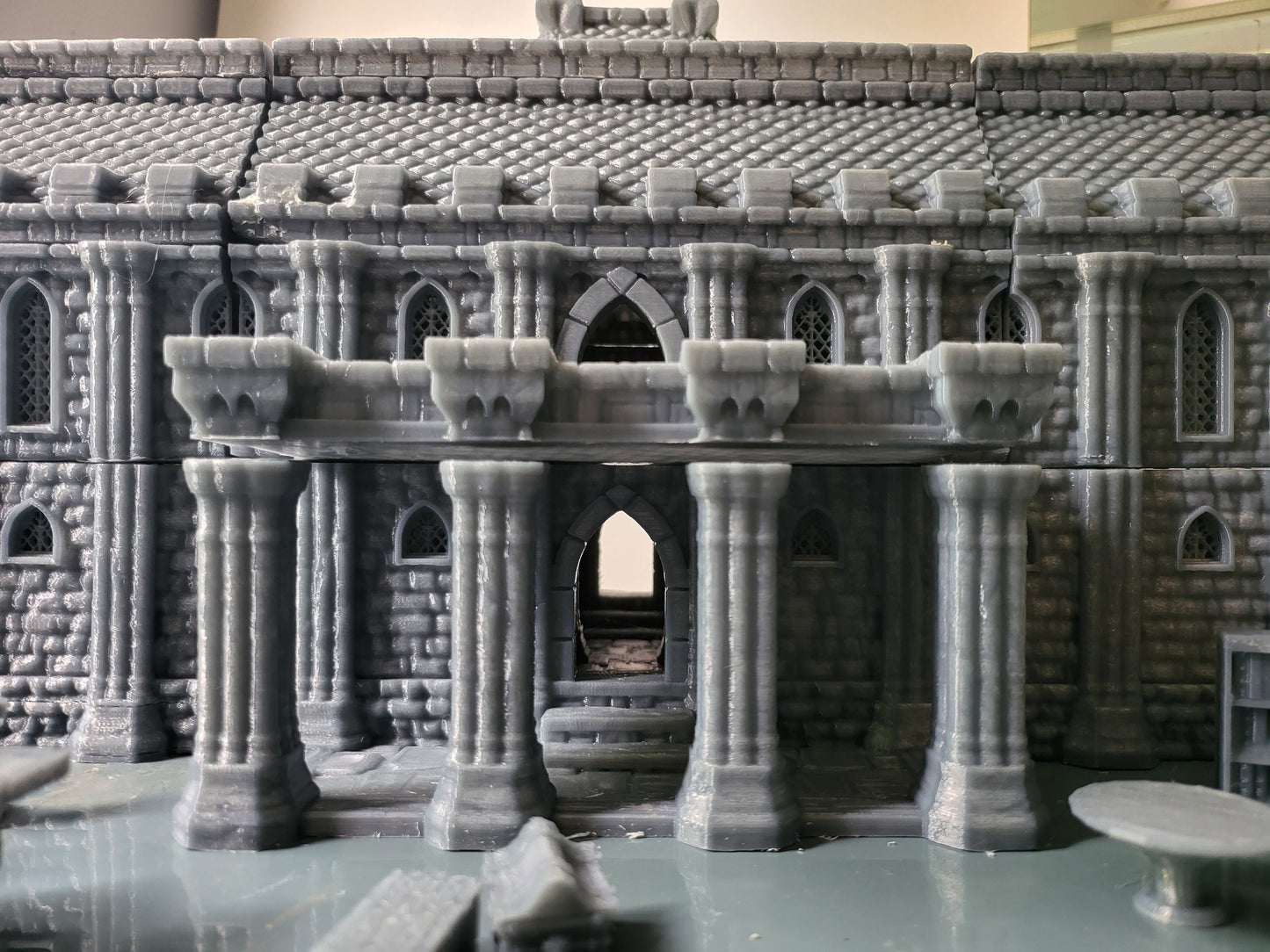 Noble House, Dungeons and Dragons, Tolkien, Fantasy, Fantasy Terrain, 28mm Terrain, Castle, Estate, Noble, Warhammer, Warhammer terrain, Manor, Great Hall, Dnd terrain, Adventure Terrain, Tabletop Gaming, Rpg, Role Playing, Tabletop Adventure