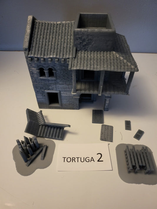 Pirate, Pirate Island, Spanish Island, Tortuga, Pirate Slum, SLum, Dark Realms, Dungeons and Dragons, Gift, Terrain, Tabletop Terrain, 28mm Terrain, Warhammer, Warhammer terrain, Warhammer Pirate, Pirates, DnD Terrain, Treasure Island, Tolkien