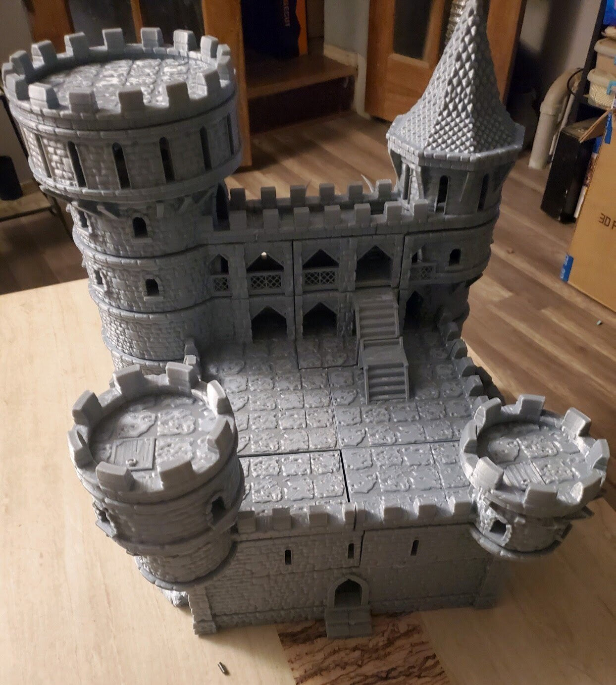 The Dark Castle 28mm Scale - Warhammer - Dungeons and Dragons - 28mm Terrain - warhammer terrain