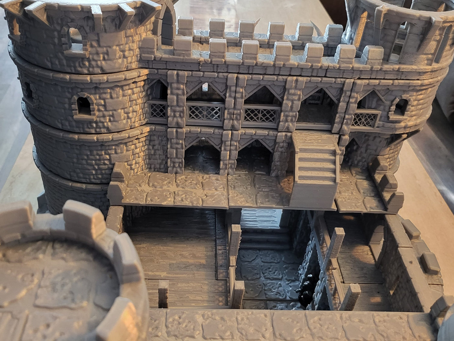 Dark Castle, castle, Fortress, Keep, Castle Keep, Ravenloft, Ravenloft Castle, DnD Castle, Stonewall Castle, Warhammer Terrain, Dungeons and Dragons, Warhammer, Terrain, Gaming Fortress, DND Fort, Fantasy Castle, Defensive Castle, Dark Palace