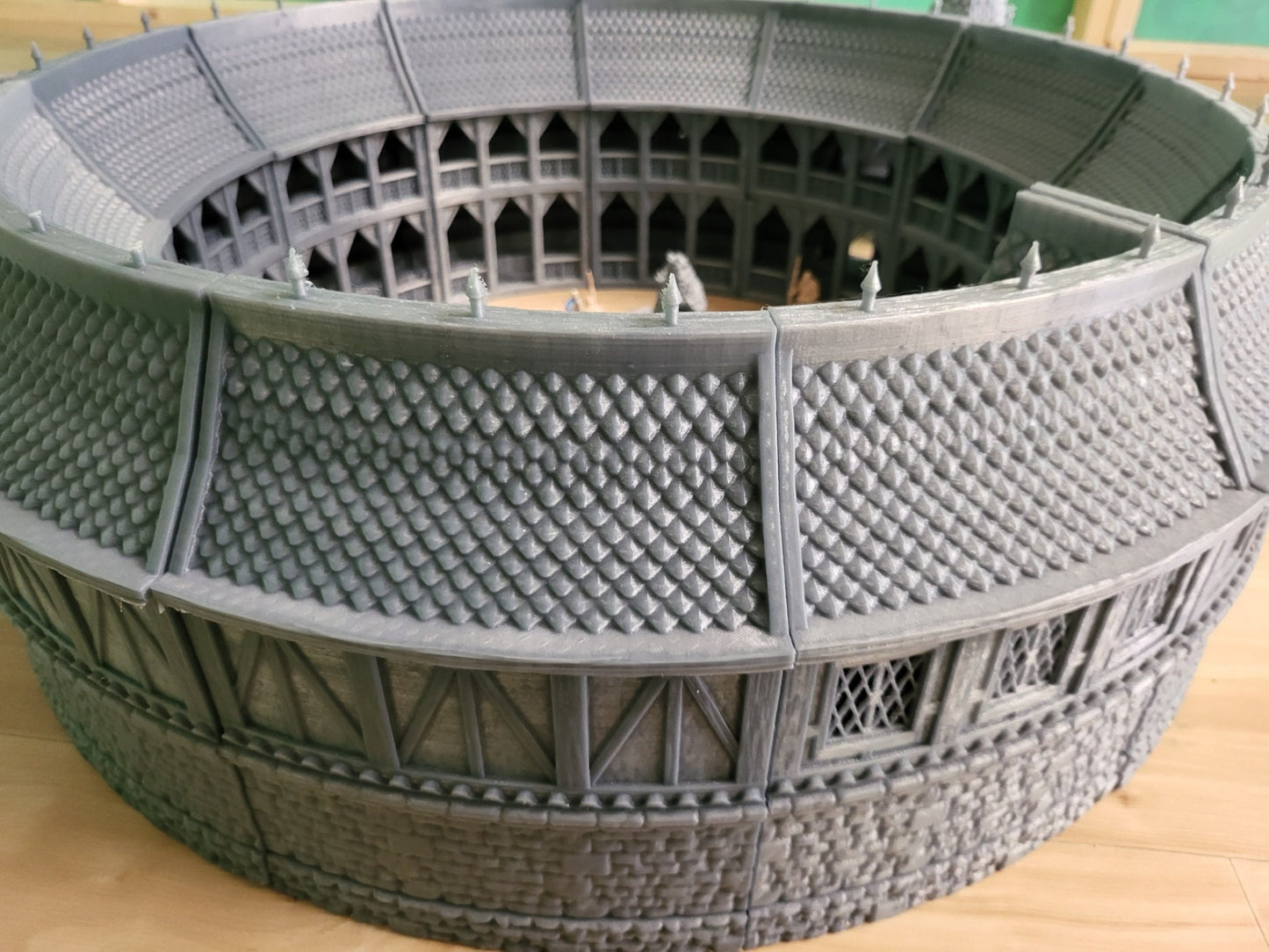 Greek Theater, Arena, Gladiator, Theater, Stage, Gladiator Arena, Coliseum, Fight pit, Thunderdome, Mad Max, Greek, Play, Terrain, Arena Terrain, Dungeons and Dragons, Warhammer, Warhammer Terrain, 32mm Terrain, Tolkien, Great Arena