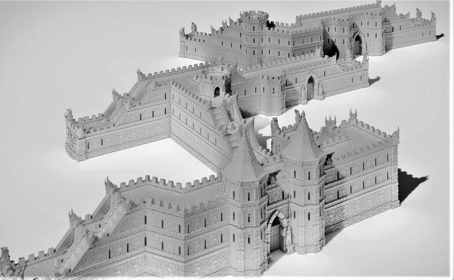 Walls, City Walls, Defensive Terrain, Drennheim Wall System, Dungeons and Dragons