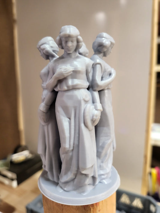 Swan, Ladies, swan house, Brothel, ladies of the night, Woman, Women, Statue, Lady Statue, dungeons and dragons, Warhammer, Tabletop Terrain, terrain