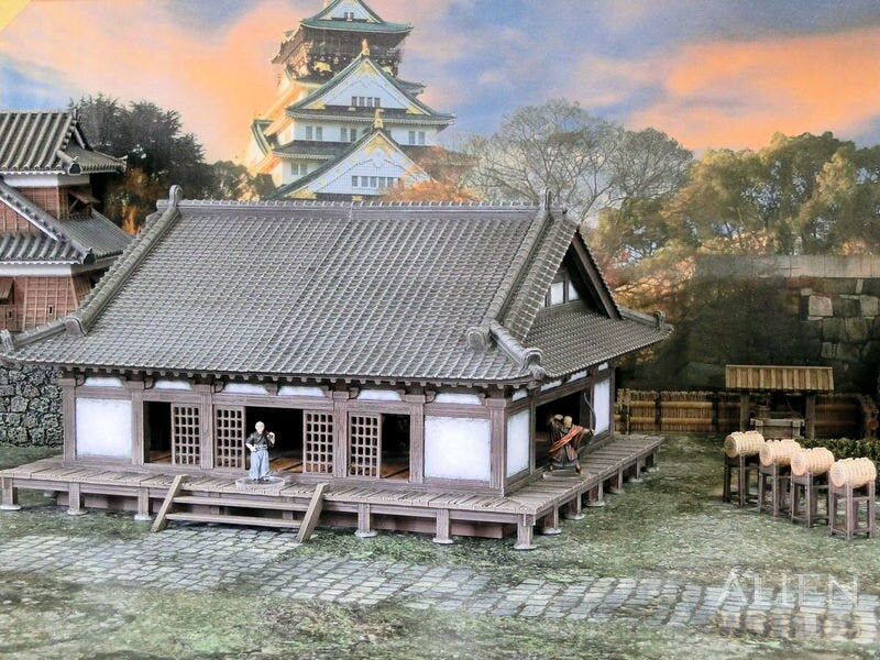 samurai, samurai Castle, ninja, japanese, japan, Dungeons and Dragons, Castle, palace, Castle Terrain, wargaming, Dungeons and Dragons, miniatures, 3D printed, Fantasy Inn, Fantasy Terrain, RPG Terrain, Age of Sigmar, Fantasy Village, Tabletop