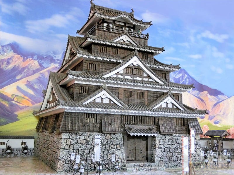 samurai, samurai Castle, ninja, japanese, japan, Dungeons and Dragons, Castle, palace, Castle Terrain, wargaming, Dungeons and Dragons, miniatures, 3D printed, Fantasy Inn, Fantasy Terrain, RPG Terrain, Age of Sigmar, Fantasy Village, Tabletop