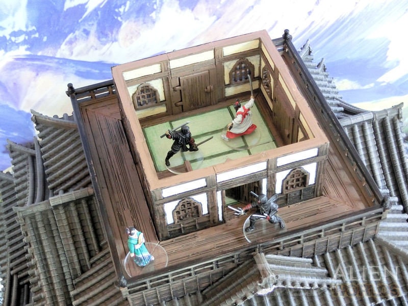 samurai, samurai Castle, ninja, japanese, japan, Dungeons and Dragons, Castle, palace, Castle Terrain, wargaming, Dungeons and Dragons, miniatures, 3D printed, Fantasy Inn, Fantasy Terrain, RPG Terrain, Age of Sigmar, Fantasy Village, Tabletop