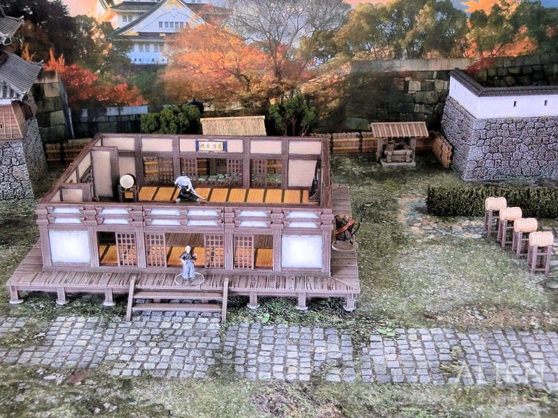 samurai, samurai Castle, ninja, japanese, japan, Dungeons and Dragons, Castle, palace, Castle Terrain, wargaming, Dungeons and Dragons, miniatures, 3D printed, Fantasy Inn, Fantasy Terrain, RPG Terrain, Age of Sigmar, Fantasy Village, Tabletop