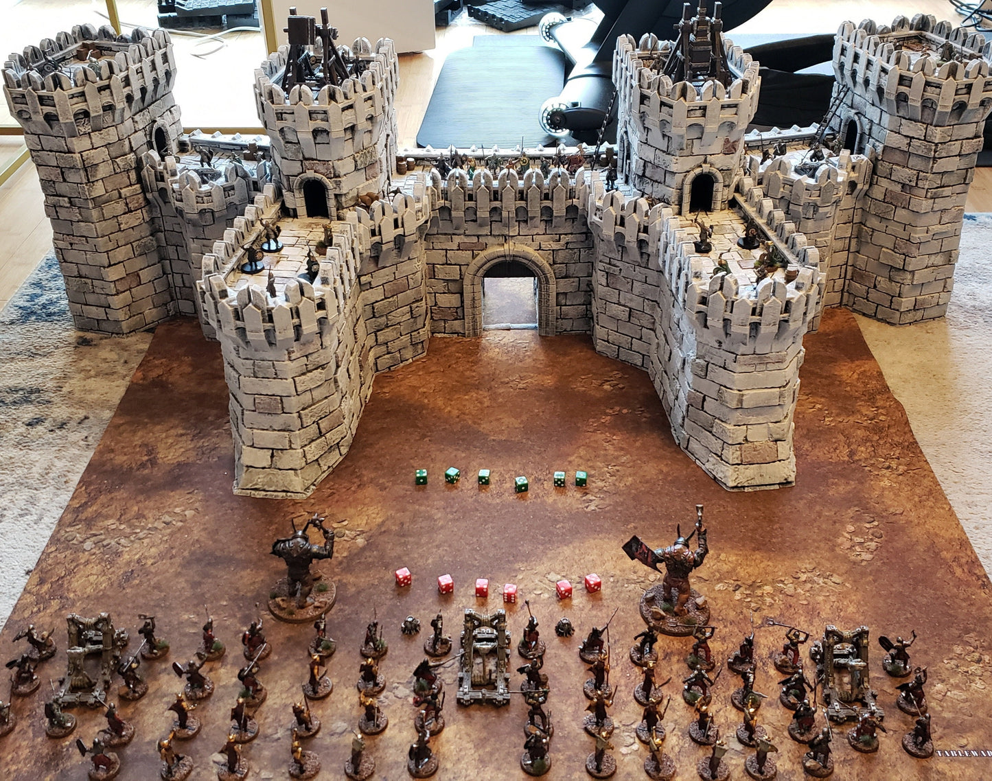 15mm Ivory Citadel Walls, The Outer Wall, Walls, Dungeons and Dragons, 15mm Terrain, Citadel