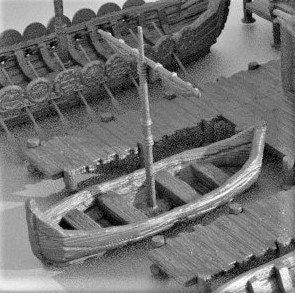 Small Viking Port - Ship Dock, Dock, Viking Dock Dungeons and Dragons