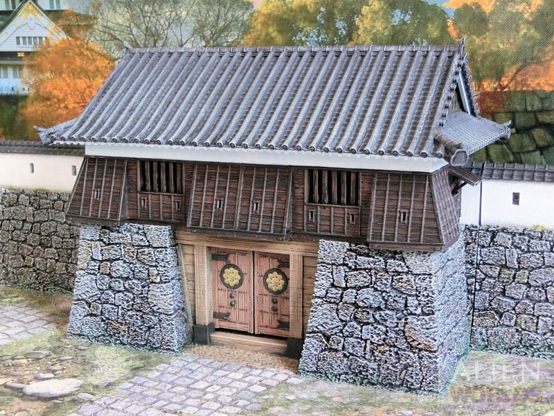 samurai, samurai Castle, ninja, japanese, japan, Dungeons and Dragons, Castle, palace, Castle Terrain, wargaming, Dungeons and Dragons, miniatures, 3D printed, Fantasy Inn, Fantasy Terrain, RPG Terrain, Age of Sigmar, Fantasy Village, Tabletop, bell