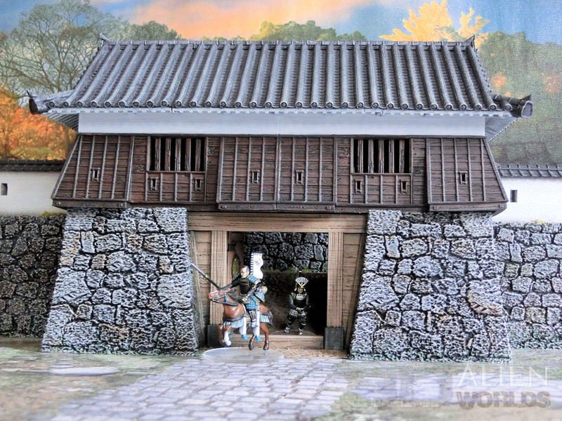 samurai, samurai Castle, ninja, japanese, japan, Dungeons and Dragons, Castle, palace, Castle Terrain, wargaming, Dungeons and Dragons, miniatures, 3D printed, Fantasy Inn, Fantasy Terrain, RPG Terrain, Age of Sigmar, Fantasy Village, Tabletop, bell