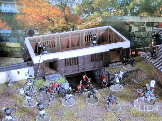 samurai, samurai Castle, ninja, japanese, japan, Dungeons and Dragons, Castle, palace, Castle Terrain, wargaming, Dungeons and Dragons, miniatures, 3D printed, Fantasy Inn, Fantasy Terrain, RPG Terrain, Age of Sigmar, Fantasy Village, Tabletop, bell