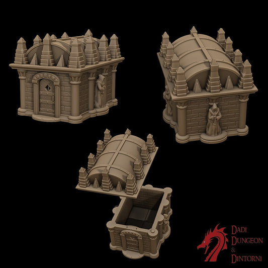 Salmystia Mausoleum Set, Mausoleum, Dungeons and Dragons, Terrain, Worship