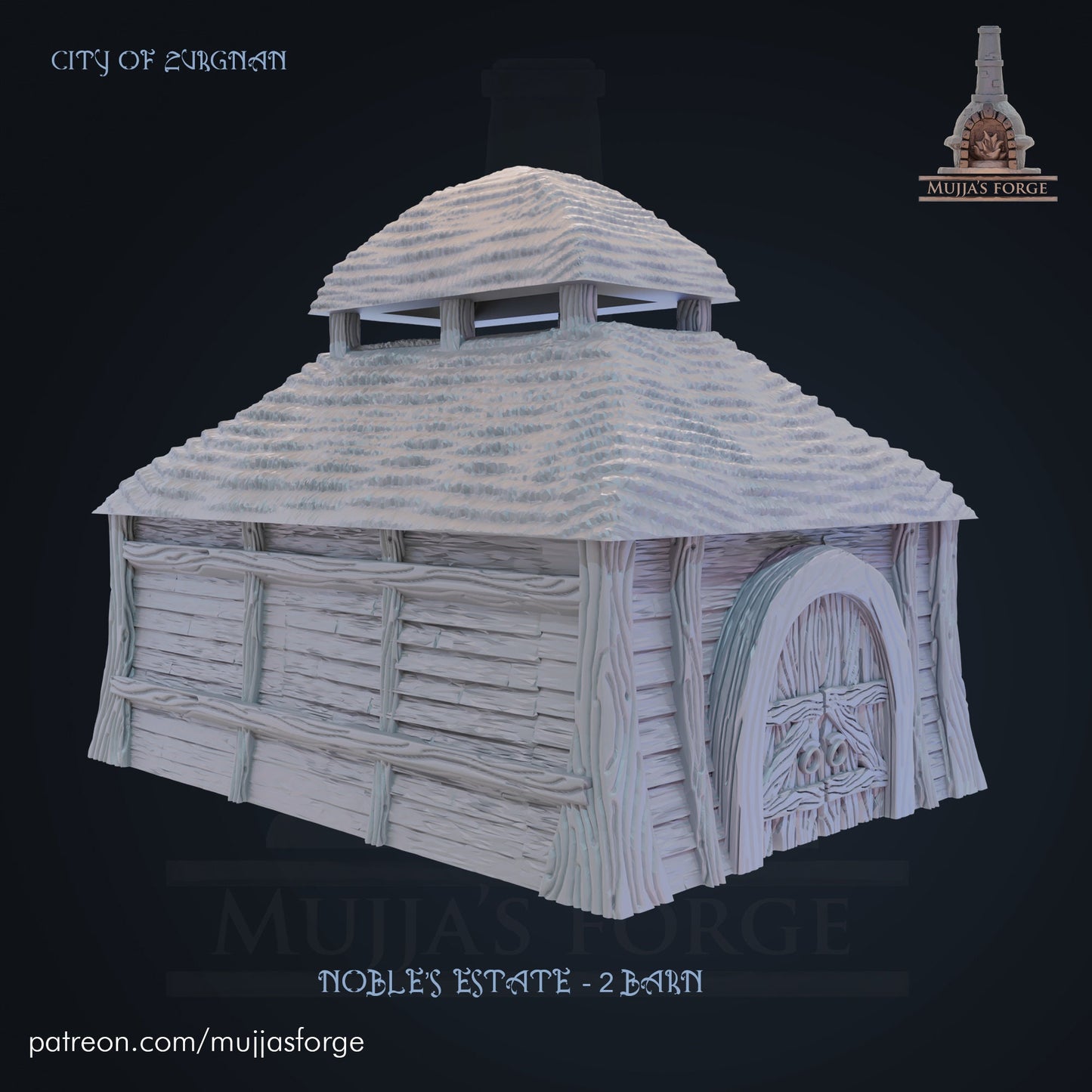 Zurgnan Barn, City of Zurgnan, Zurgnan Farm, Farm estate, noble estate, farm terrain, dungeons and dragons, 28mm terrain