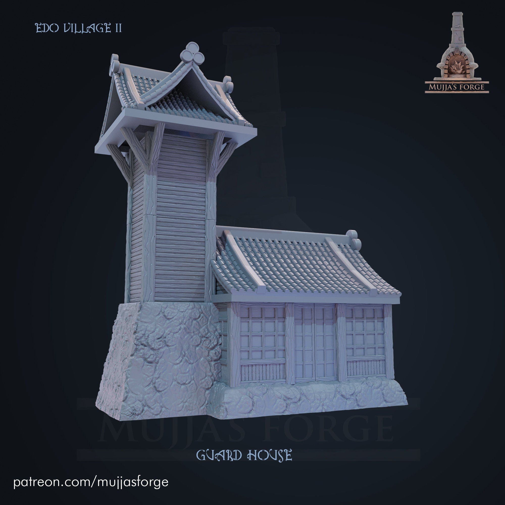 Edo Village by Mujja's discount Forge | Dungeons and Dragons | Wargames | DnD | Tabletop Games | Scatter Terrain | Diorama