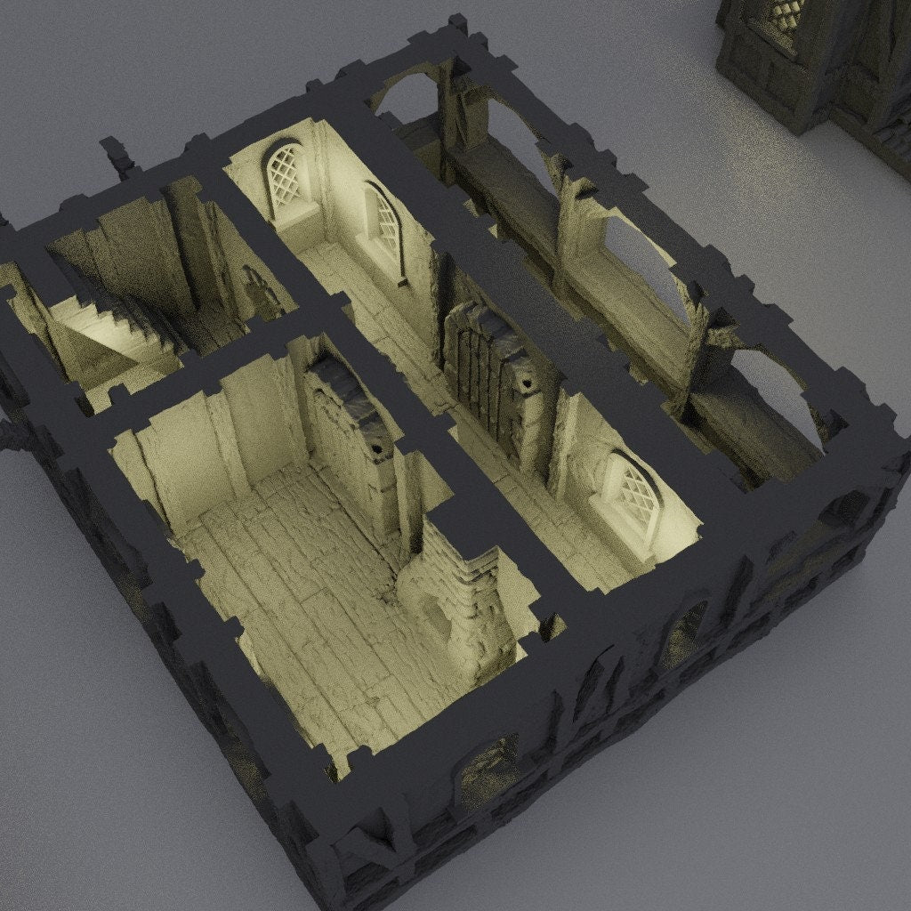 Village Prison, Prison, Cells, Jail, Penitentiary, wargaming, pow, dungeons and dragons, tabletop terrain, prison terrain, tabletop, 28mm Terrain, Death, treasure, gaming, fantasy, adventure, rpg, fantasy terrain, fantasy prison, jailhouse