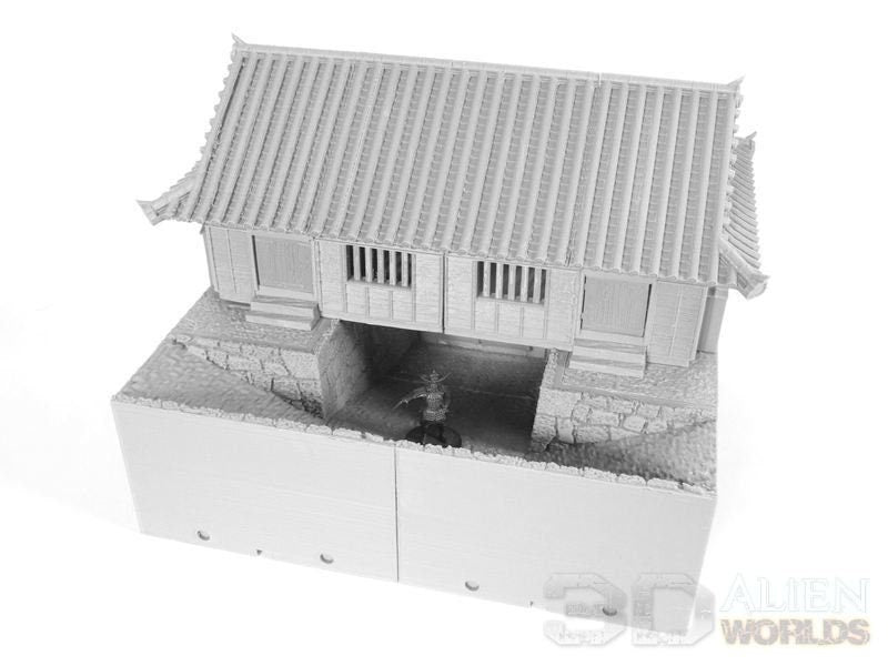 samurai, samurai Castle, ninja, japanese, japan, Dungeons and Dragons, Castle, palace, Castle Terrain, wargaming, Dungeons and Dragons, miniatures, 3D printed, Fantasy Inn, Fantasy Terrain, RPG Terrain, Age of Sigmar, Fantasy Village, Tabletop, bell