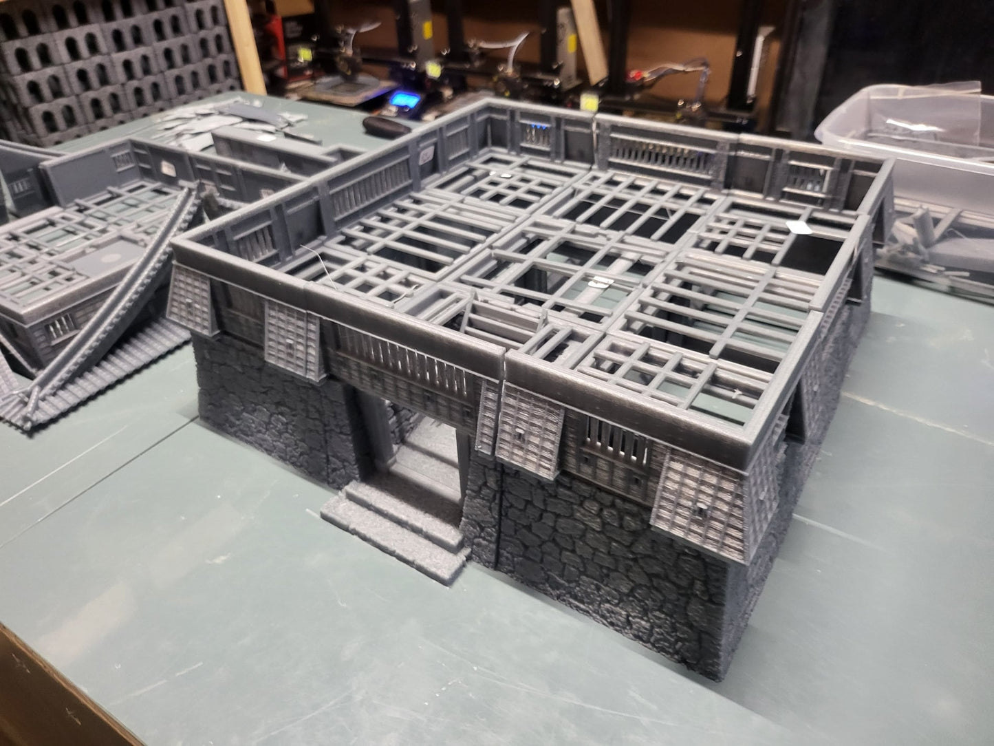 Samurai Castle, massive 5-level castle, Fuedal Japan, emperor palace, 28mm terrain