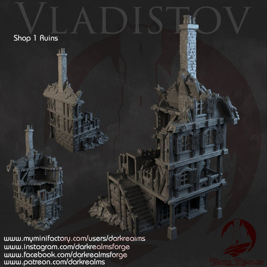 Ruins, Ruin terrain, War Terrain, Tower, Tower Ruins, Arkenfel, Tower or Sorrow, Warhammer, Dungeons and Dragons, Terrain Gift, Tabletop Terrain, curse of strahd, vampire town, Wargaming, RPG Terrain, Wargame Tabletop terrain, Tabletop. Odd, Gaming