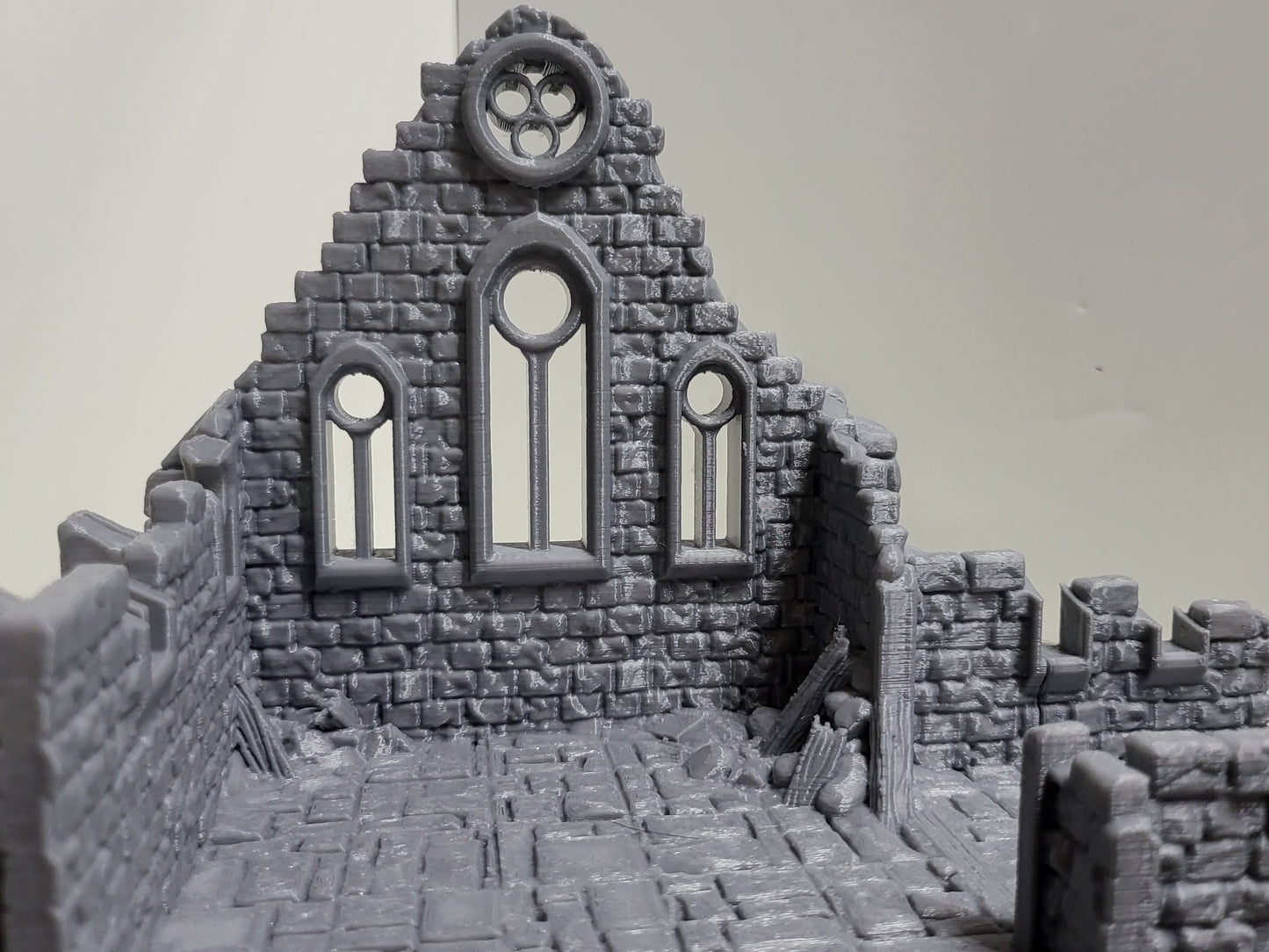 Ruins, Church, Church Ruins, tabletop Ruins, Tabletop Terrain, Ruined Terrain, Castle ruins, ruin, game top ruin, tabletop games, wargaming, ruins terrain, terrain ruins, kasenport, osgiliath, battle ruin, rpg ruin, dungeons and dragons