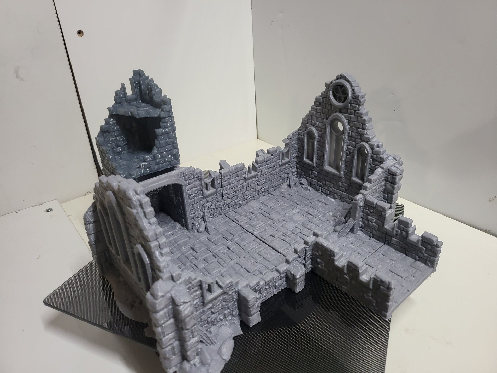 Ruins, Church, Church Ruins, tabletop Ruins, Tabletop Terrain, Ruined Terrain, Castle ruins, ruin, game top ruin, tabletop games, wargaming, ruins terrain, terrain ruins, kasenport, osgiliath, battle ruin, rpg ruin, dungeons and dragons