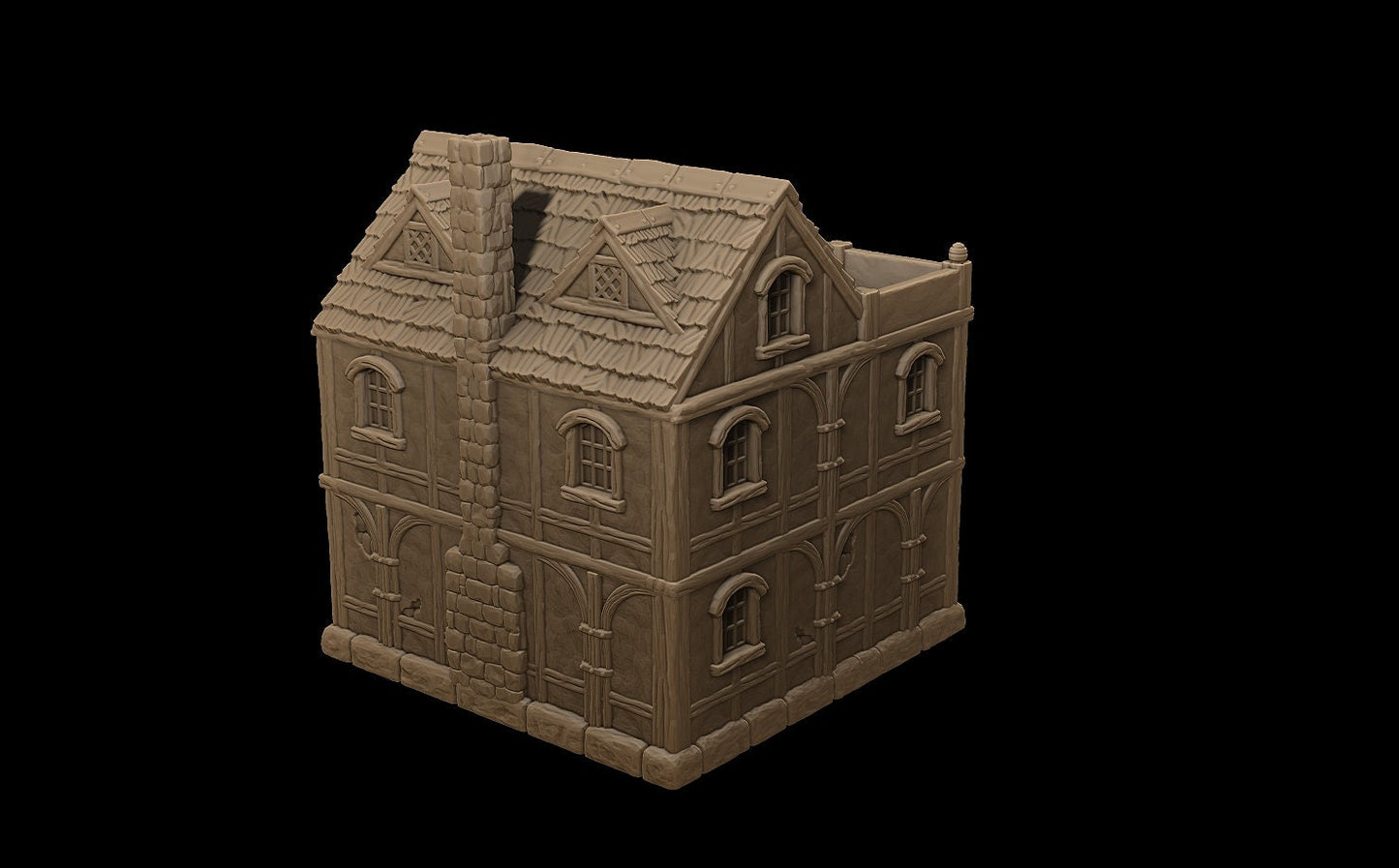 Noble House, Mayor House, Executive Mansion,Guard Tower, Guard, Tower, Watch Tower,Stormhill, city set, town set, House, Terrain, Tabletop, Tabletop Terrain, Tabletop Gaming, Dungeons and Dragons, Wargaming, DnD, D&D, city, tabletop games