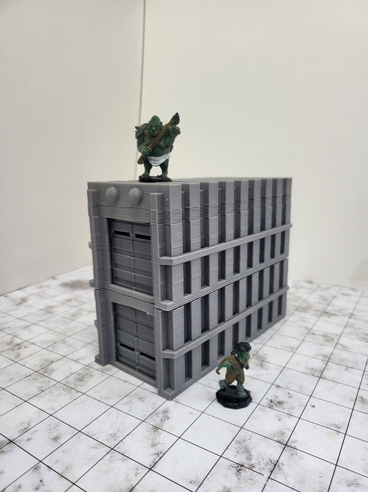 container, Shipping, shipping container, cargo ship, cargo box, seabox, storage, storage unit, wargaming, tabletop terrain, warhammer, shadowrun, industrial gaming, modern warfare