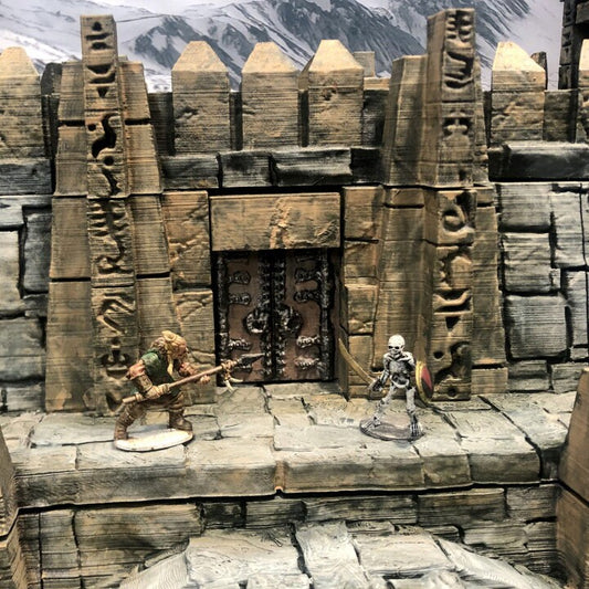 Barracks, Dark Elf, underdark Terrain, Forgotten Realms, underdark mountain, dnd terrain, dungeons and dragons, wargaming, war terrain, training, underdark barracks, tabletop scenery, tabletop terrain